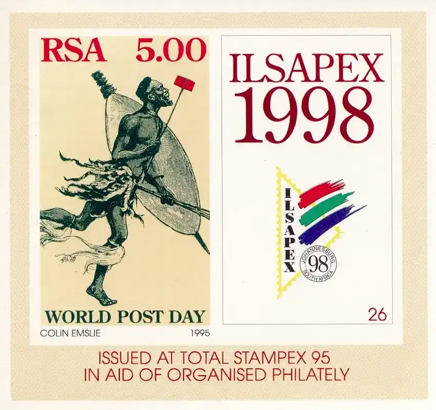 South Africa 1995 Int. Stamp Exhibition "STAMPEX '95"(ss)-MNH(**) South Africa 1995 Int. Stamp Exhibition "STAMPEX '95"(ss)-MNH(**)