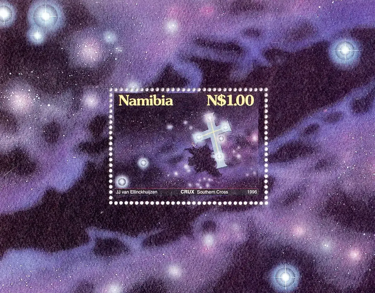 Namibia 1996 Constellations (ss/4v). MNH(**) Namibia 1996 Constellations (ss/4v). MNH(**)