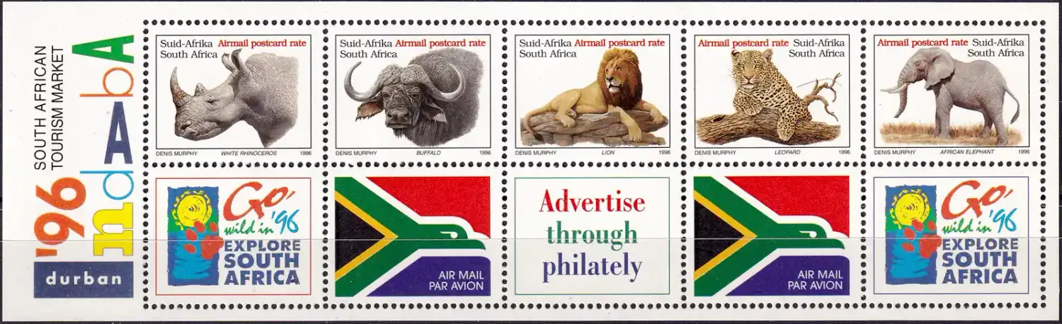 South Africa 1996 Wildlife, Mammals. MNH(**) South Africa 1996 Wildlife, Mammals. MNH(**)