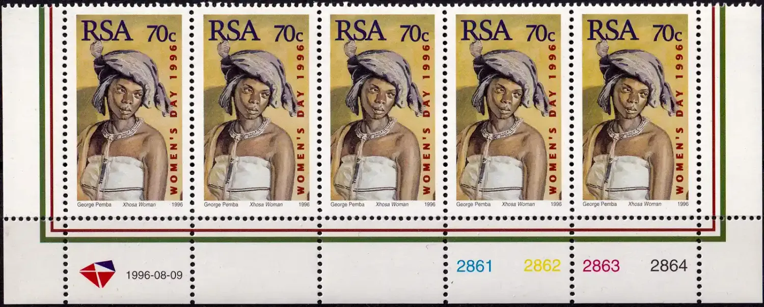 South Africa 1996 National Women's Day (5v) MNH(**) South Africa 1996 National Women's Day (5v) MNH(**)