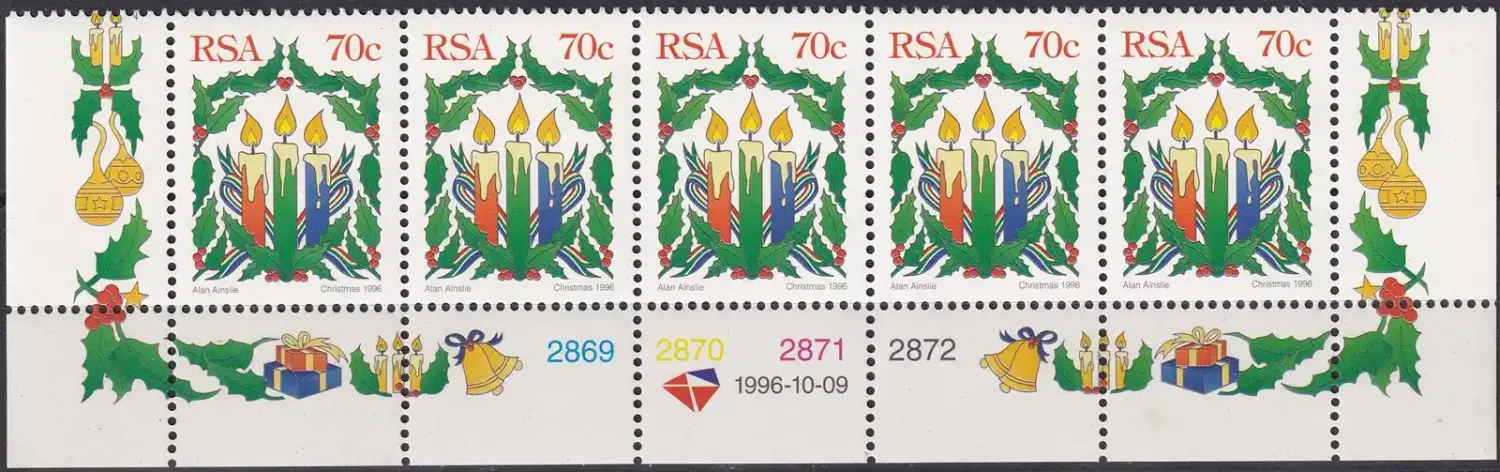 South Africa 1996 Christmas (5v) MNH(**) South Africa 1996 Christmas (5v) MNH(**)