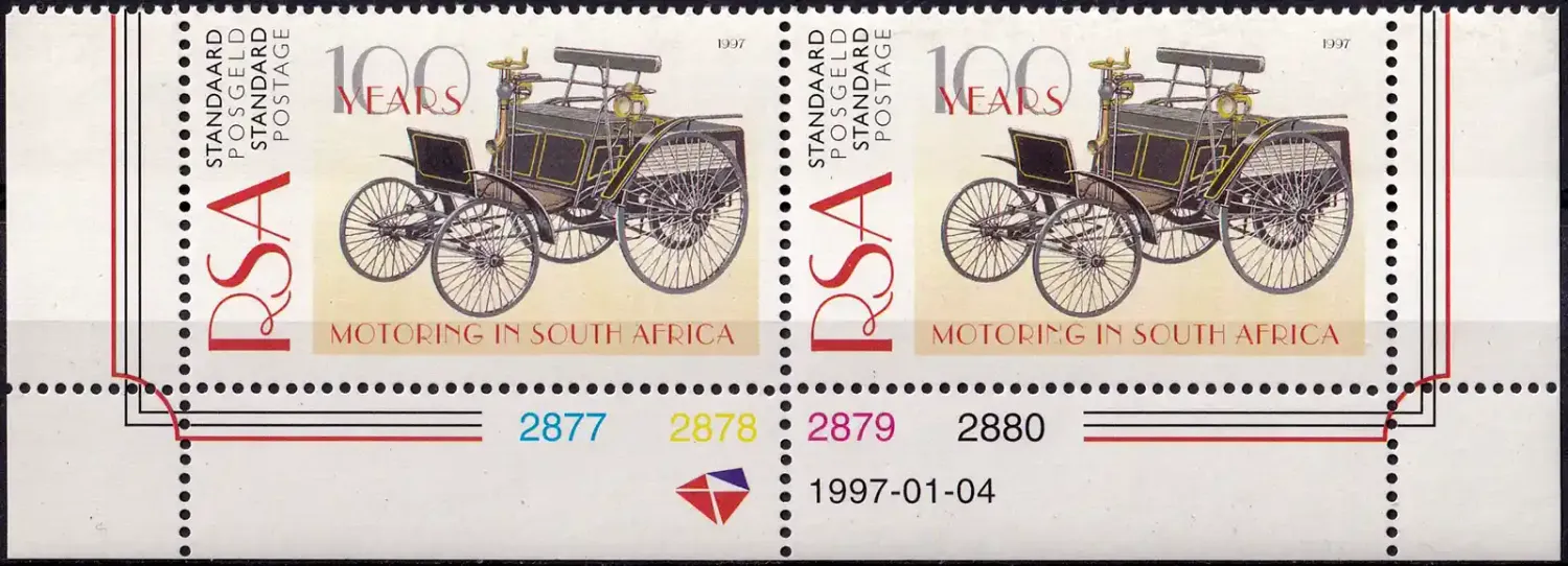 South Africa 1997 The 100th Anniv of the Automobile in South Africa. MNH(**) South Africa 1997 The 100th Anniv of the Automobile in South Africa. MNH(**)