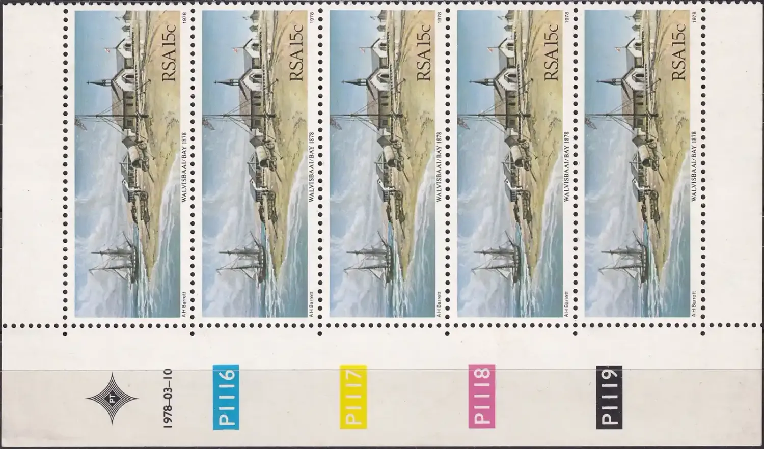 South Africa 1978 The 100th Anniv of the Annexation of Walvis Bay (C/Block) MNH(**) South Africa 1978 The 100th Anniv of the Annexation of Walvis Bay (C/Block) MNH(**)