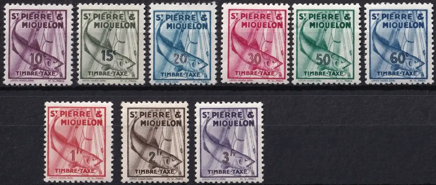St. Pierre et Miquelon 1938 Fish - Atlantic Cod. MNH(**) St. Pierre et Miquelon 1938 Fish - Atlantic Cod. MNH(**)