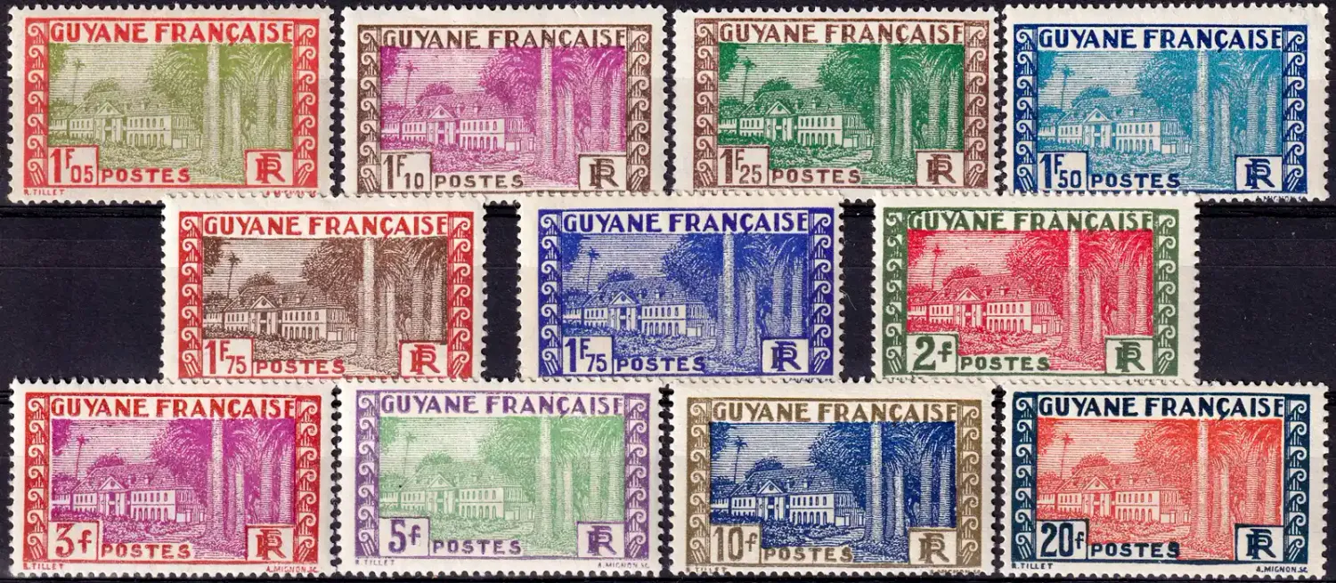 French Guiana 1929 Government Institutions-MNH(**) French Guiana 1929 Government Institutions-MNH(**)