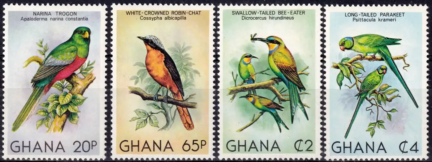 Ghana 1981 Birds (4v) MNH(**) Ghana 1981 Birds (4v) MNH(**)