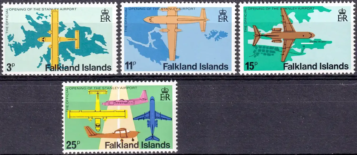 Falkland Islands 1974 Ships, 35th Anniv of the Battle of the River Plate (4v). MNH(**)