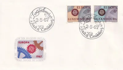 Luxembourg 1967, EUROPA Stamps FDC Luxembourg 1967, EUROPA Stamps FDC