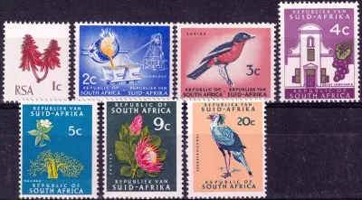 South Africa 1972 Definitive, Phosphorescent paper. MNH(**) South Africa 1972 Definitive, Phosphorescent paper. MNH(**)