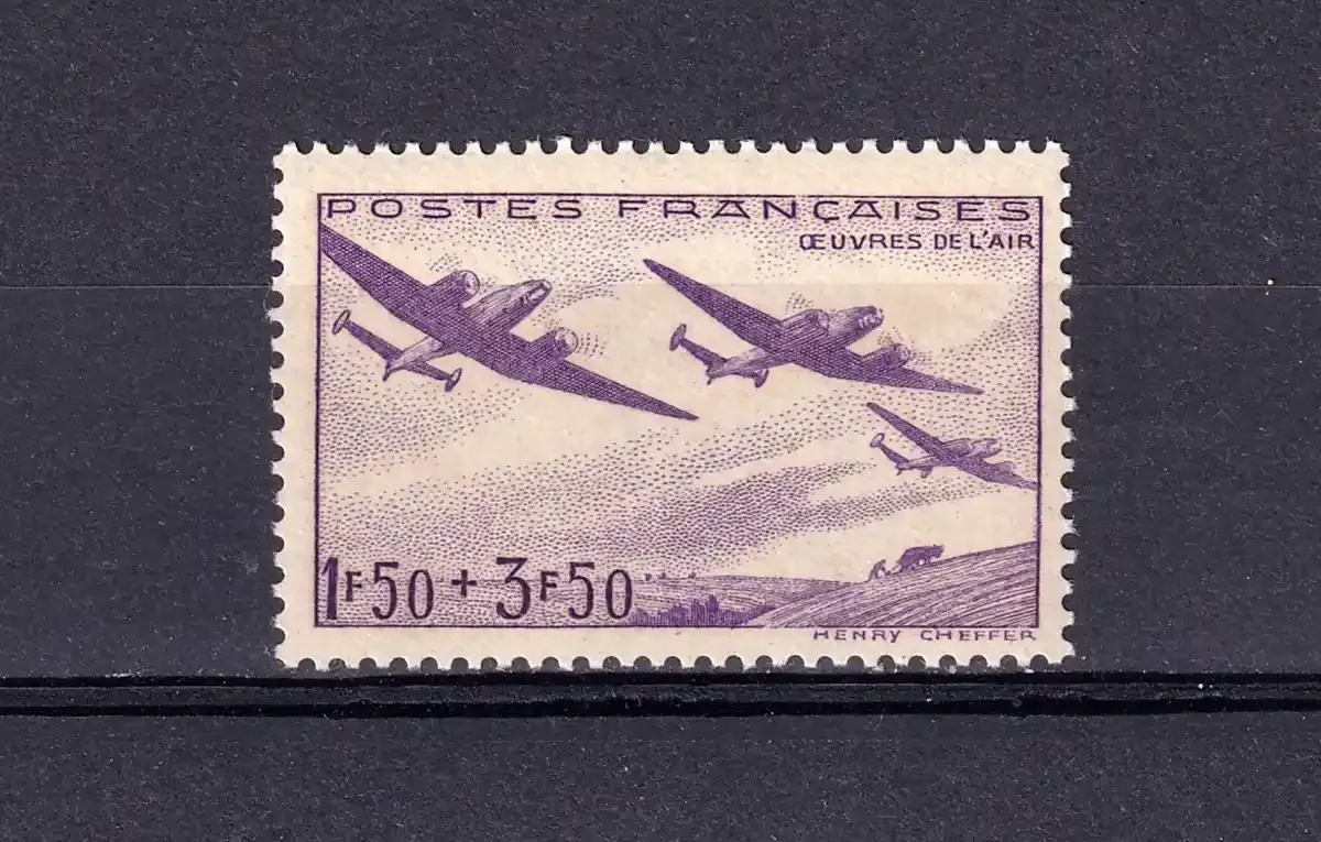 France 1942 Charity stamp, Aviation, Airplanes MNH(**)