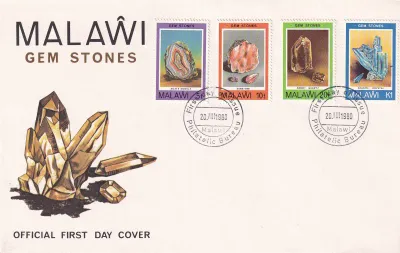 Malawi 1980 Gemstones FDC