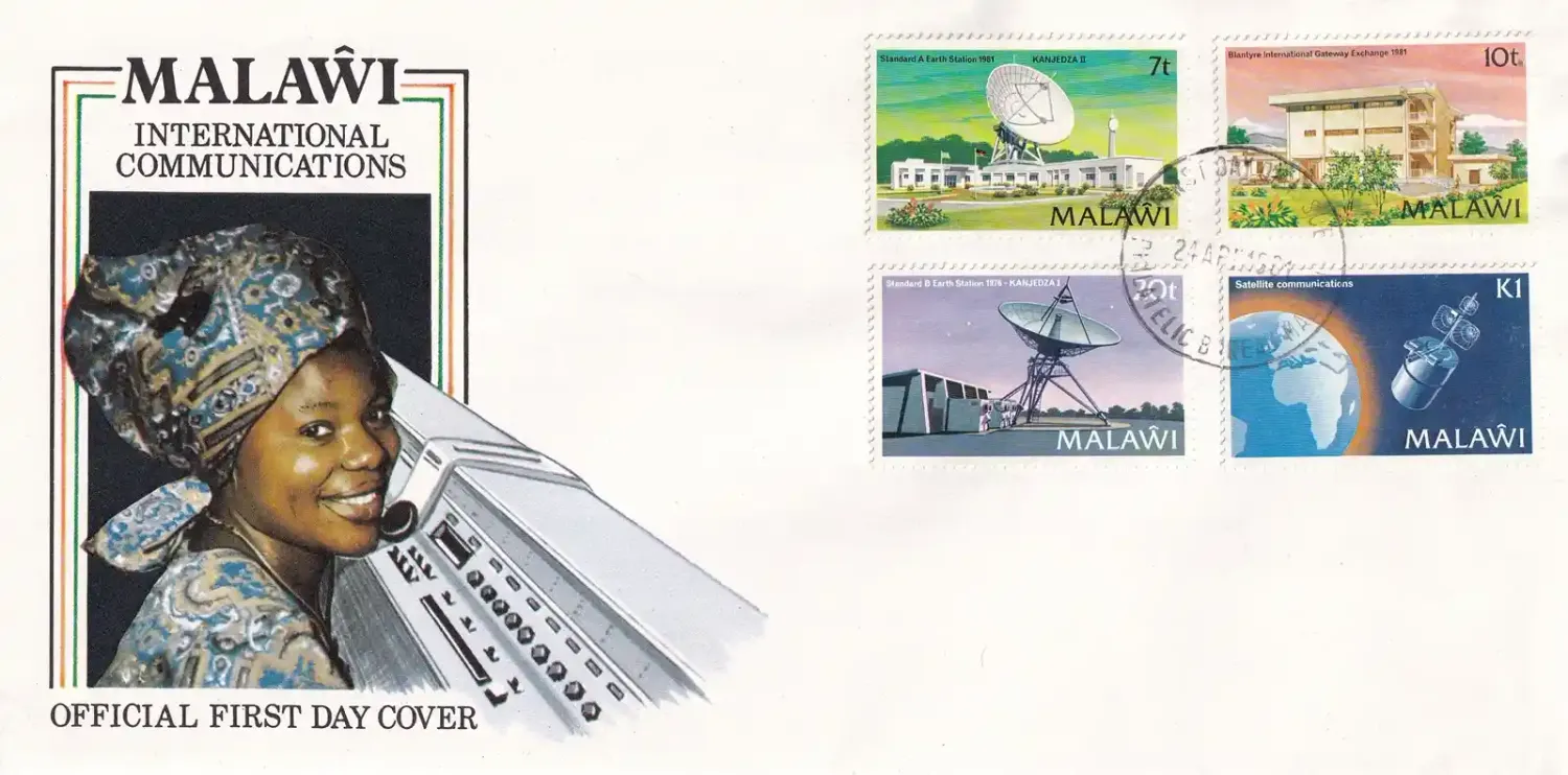 Malawi 1981 International Communications FDC Malawi 1981 International Communications FDC