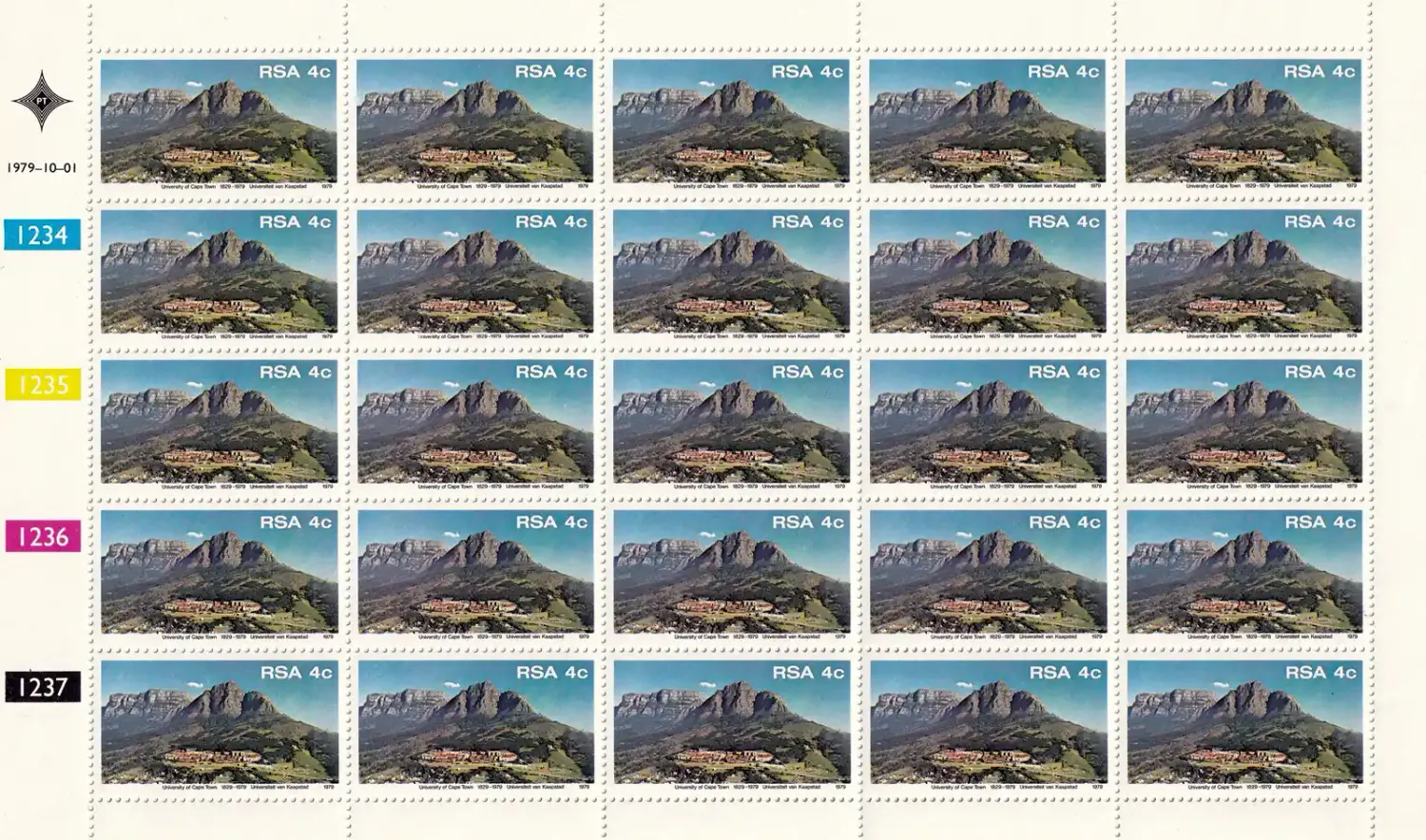 South Africa 1979 University of Cape Town (Full Sheet) MNH(**)