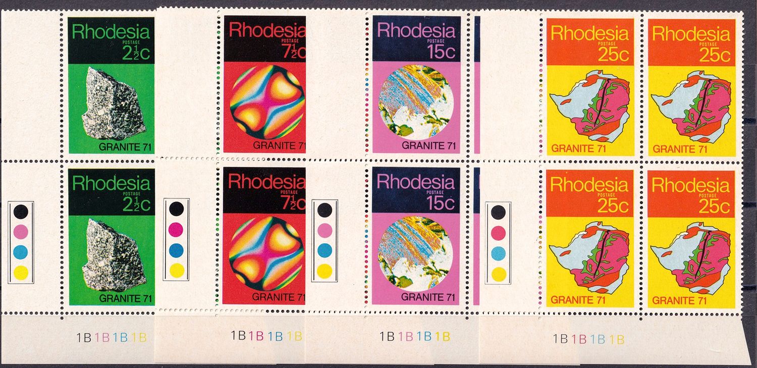 Rhodesia 1971 International Geological Congress (C/Blocks). MNH