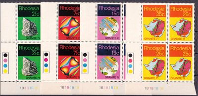 Rhodesia 1971 International Geological Congress (C/Blocks). MNH Rhodesia 1971 International Geological Congress (C/Blocks). MNH