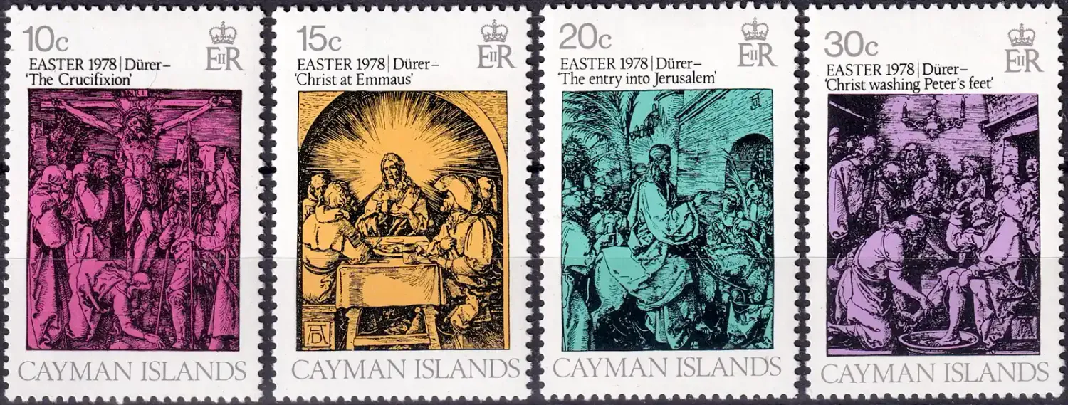 Cayman Islands 1978 The 450th Anniv of the Death of Albrecht Durer (4v)-MNH(**) Cayman Islands 1978 The 450th Anniv of the Death of Albrecht Durer (4v)-MNH(**)