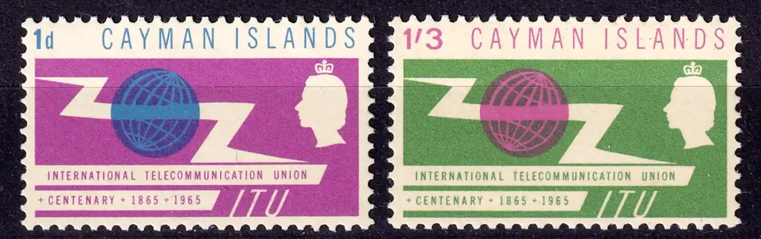 Cayman Islands 1965 The 100th Anniv. of the Int. Telecommunication Union (2v)-MNH(**) Cayman Islands 1965 The 100th Anniv. of the Int. Telecommunication Union (2v)-MNH(**)