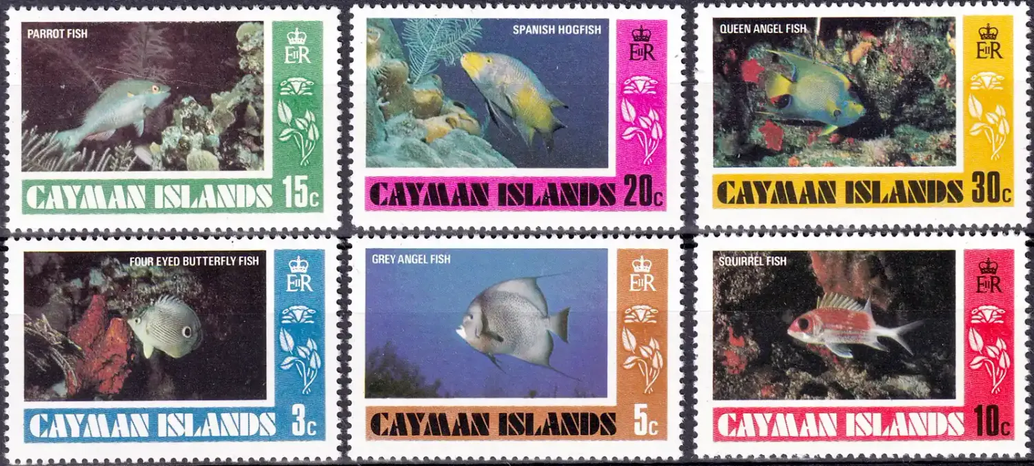 Cayman Islands 1978 Reef Fish (6v)-MNH(**) Cayman Islands 1978 Reef Fish (6v)-MNH(**)