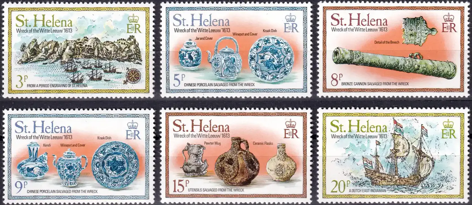 St. Helena 1978 Shipwrecks of the "Witte Leeuw" (6v) MNH(**)