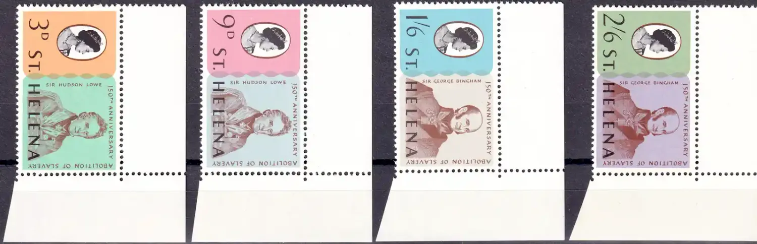 St. Helena 1968 The 150th Anniv of Abolition of Slavery in St. Helena (4v) MNH(**) St. Helena 1968 The 150th Anniv of Abolition of Slavery in St. Helena (4v) MNH(**)