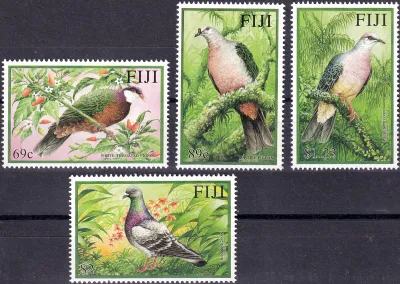 Fiji 2001 Birds, Pigeons (4v) MNH(**) Fiji 2001 Birds, Pigeons (4v) MNH(**)