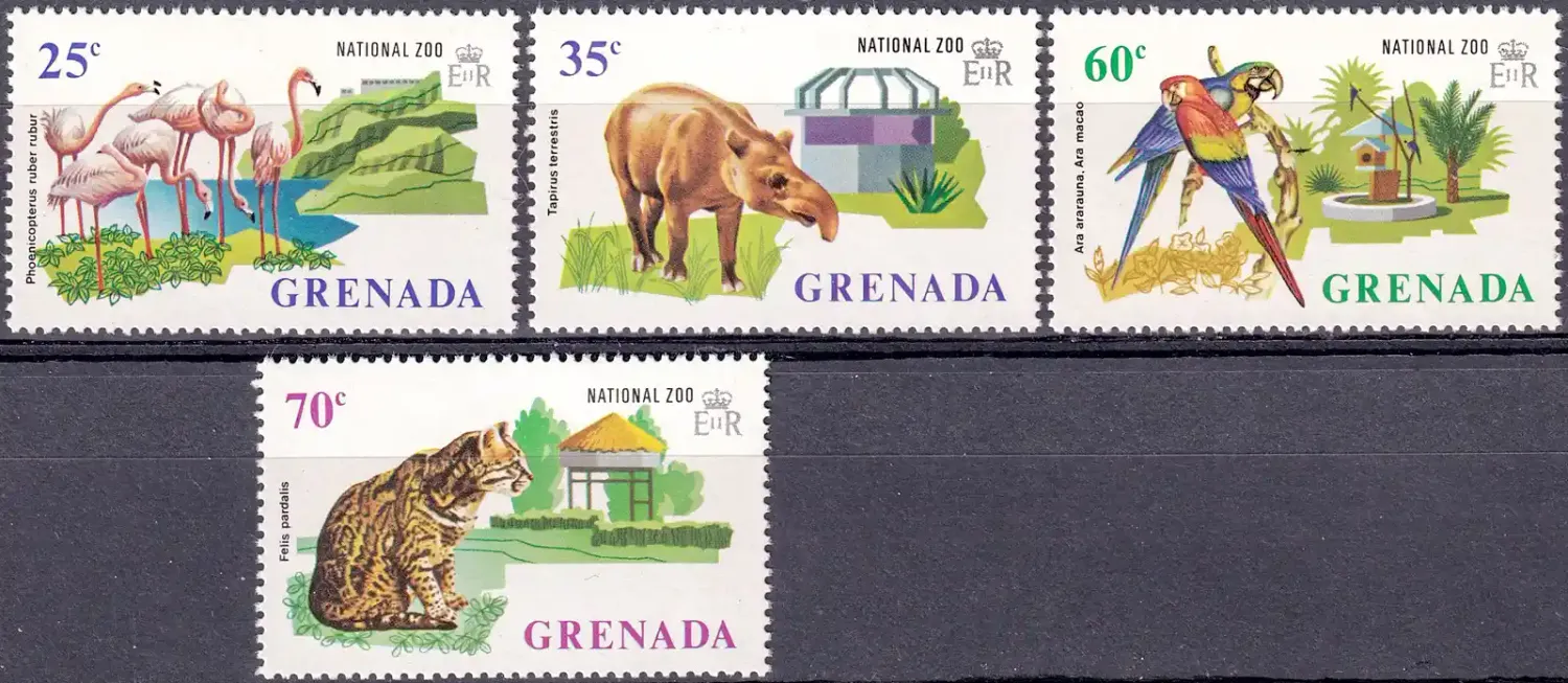 Grenada 1973 National Zoo (4v) - MNH(**)