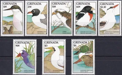 Grenada 1988 Birds (8v) - MNH(**) Grenada 1988 Birds (8v) - MNH(**)