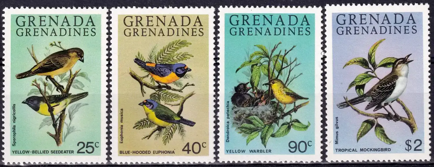 Grenada Grenadines 1980 Wild Birds (4v). MNH(**)