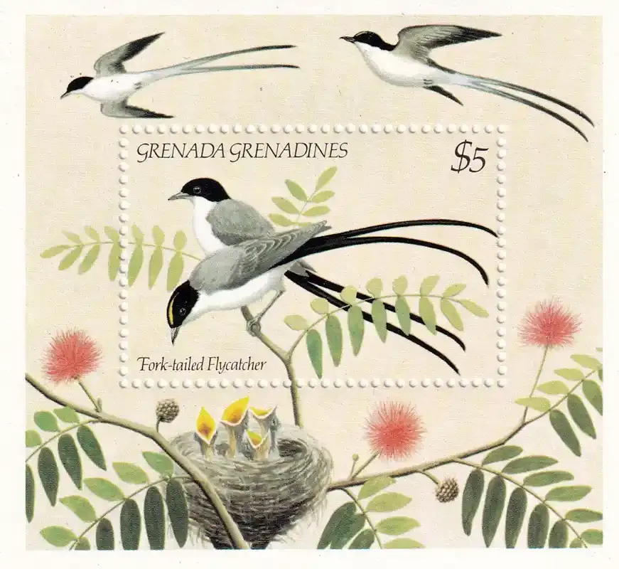 Grenada Grenadines 1984 Birds - Songbirds (ss/1v). MNH(**)