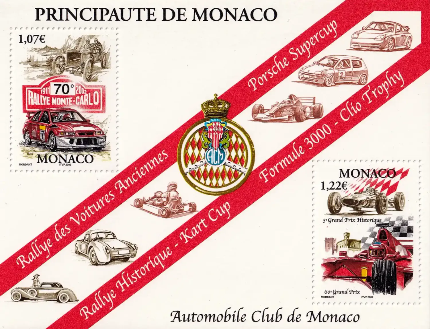 Monaco 2002 Car Races in Monaco (ss)-MNH(**)