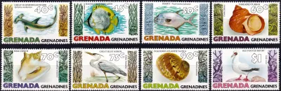 Grenada Grenadines 1979 Marine Wildlife, Birds, Shells (8v). MNH(**) Grenada Grenadines 1979 Marine Wildlife, Birds, Shells (8v). MNH(**)