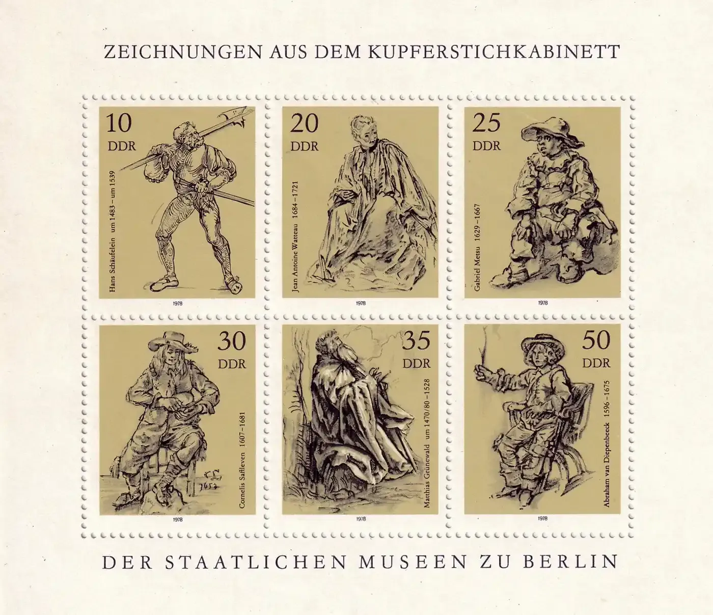 Germany East (DDR) 1978 The State Museum of Berlin (ss/6v). MNH (**)