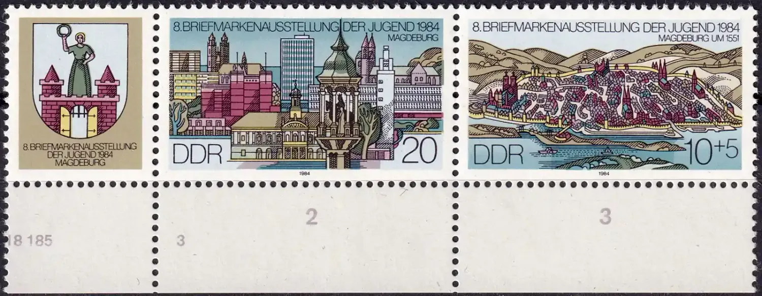 Germany East (DDR) 1984 The 20th Labour Festival Play in Gera (2v). MNH(**) Germany East (DDR) 1984 The 20th Labour Festival Play in Gera (2v). MNH(**)