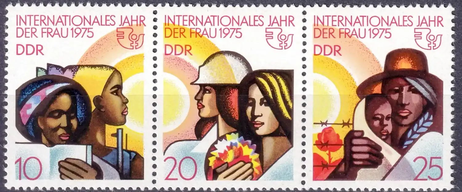 Germany East (DDR) 1975 International Women's Year (3v). MNH(**)