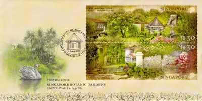 Singapore 2015 Botanic Gardens 2015 UNESCO Heritage FDC Singapore 2015 Botanic Gardens 2015 UNESCO Heritage FDC