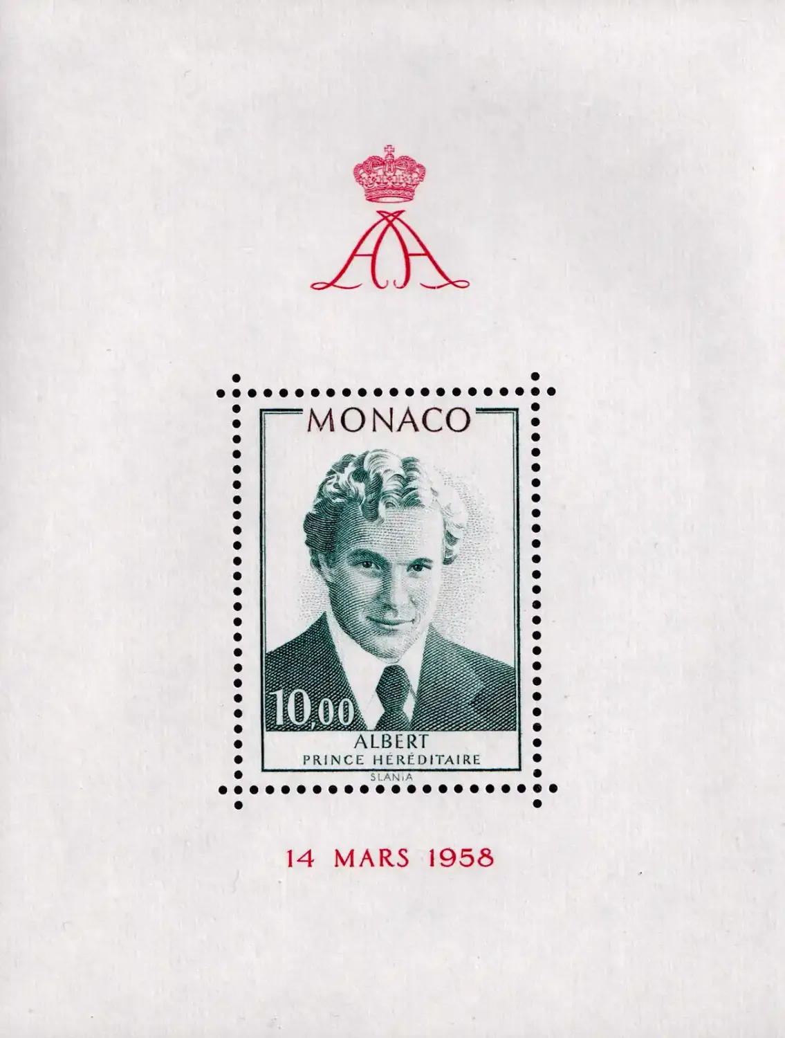 Monaco 1979 The 21st Anniv of the Birth of Prince Albert (ss/1v) MNH(**) Monaco 1979 The 21st Anniv of the Birth of Prince Albert (ss/1v) MNH(**)