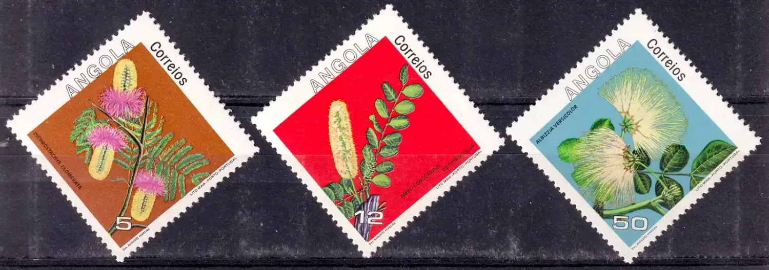 Angola 1983 Flowers (3v) MNH(**) Angola 1983 Flowers (3v) MNH(**)