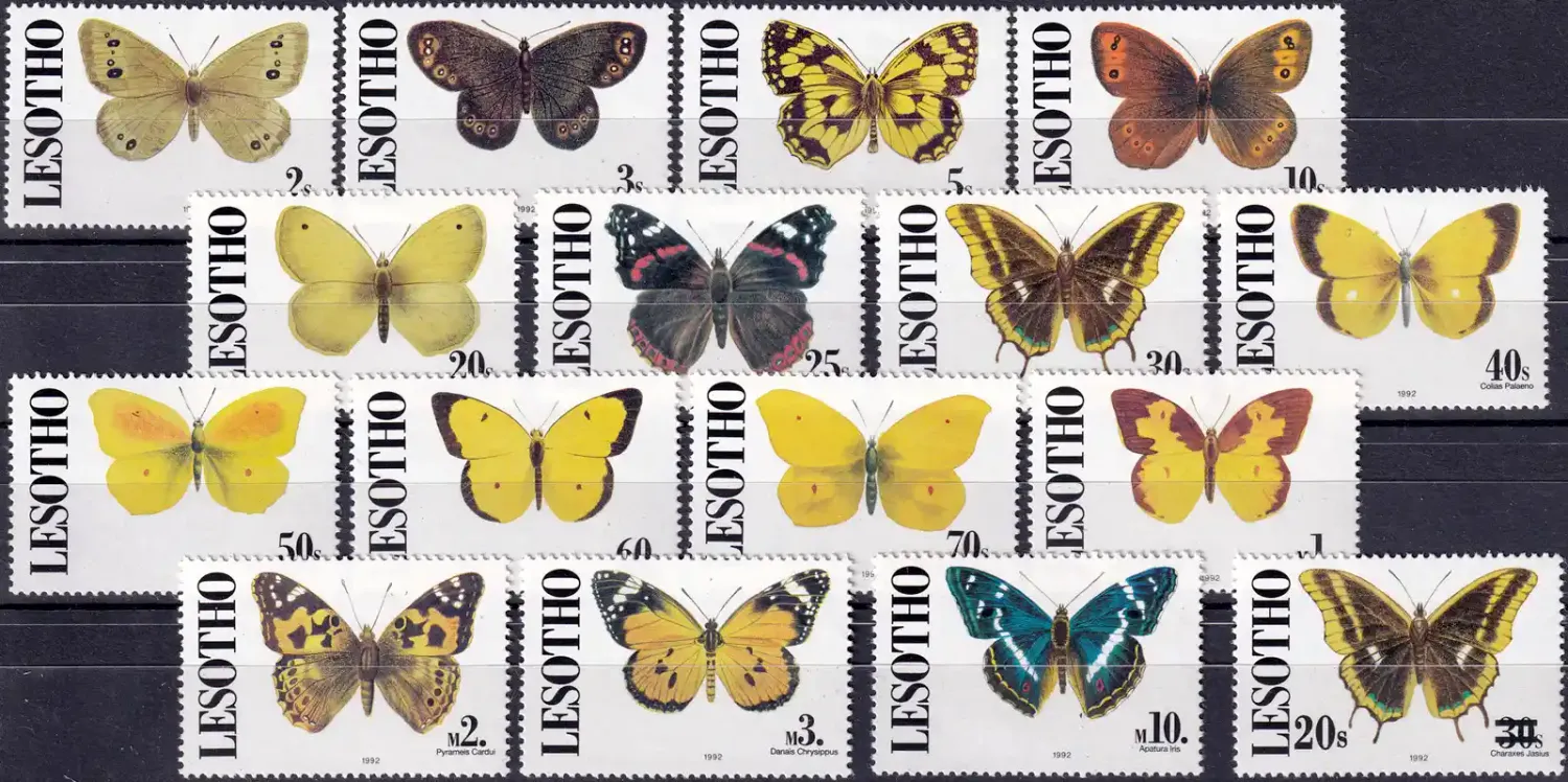 Lesotho 1991 Butterflies-MNH(**) Lesotho 1991 Butterflies-MNH(**)