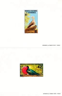 New Caledonia 1977 Birds (Proofs) Great Frigatebirds MNH(**) New Caledonia 1977 Birds (Proofs) Great Frigatebirds MNH(**)
