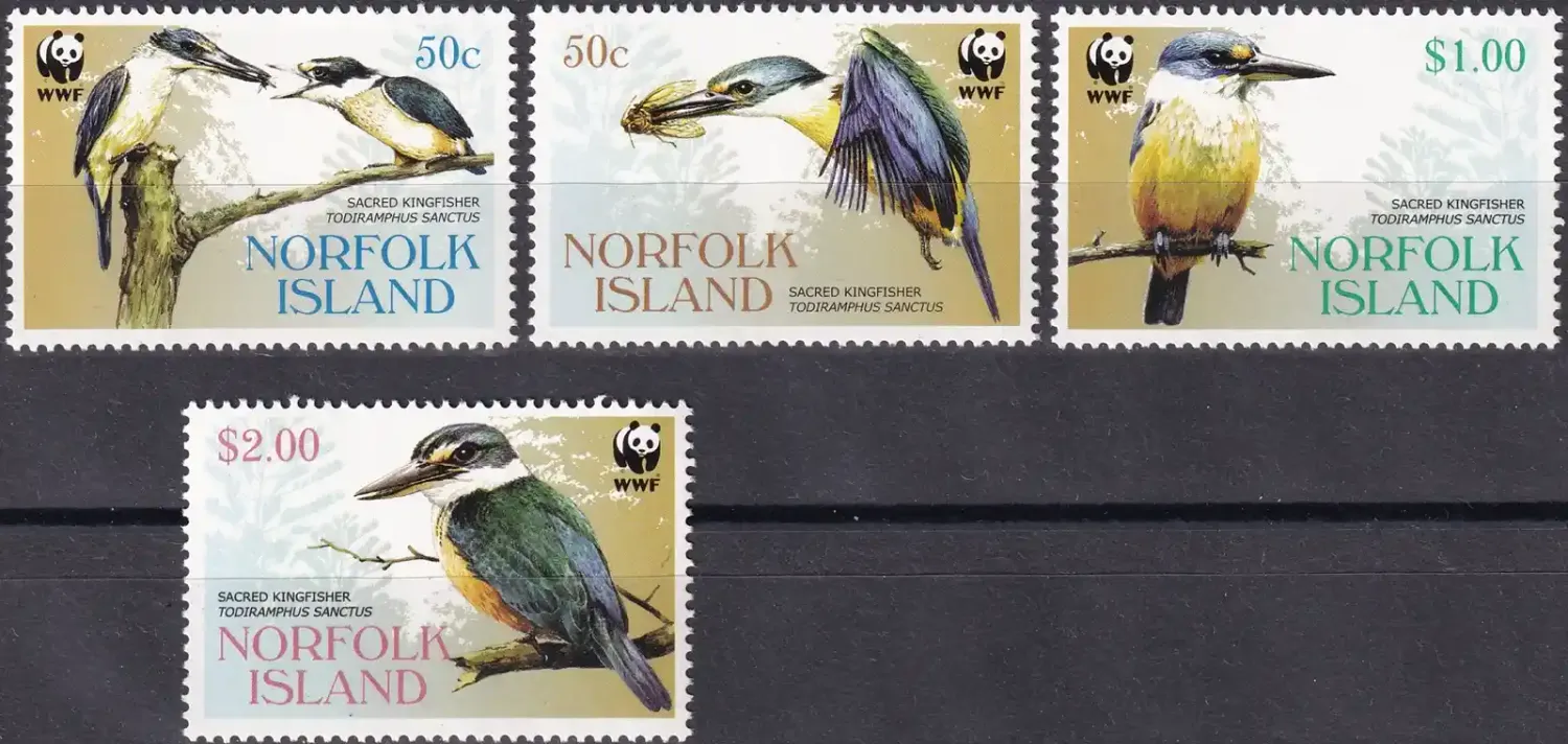 Norfolk Island 2004 WWF Birds (4v). MNH(**) Norfolk Island 2004 WWF Birds (4v). MNH(**)