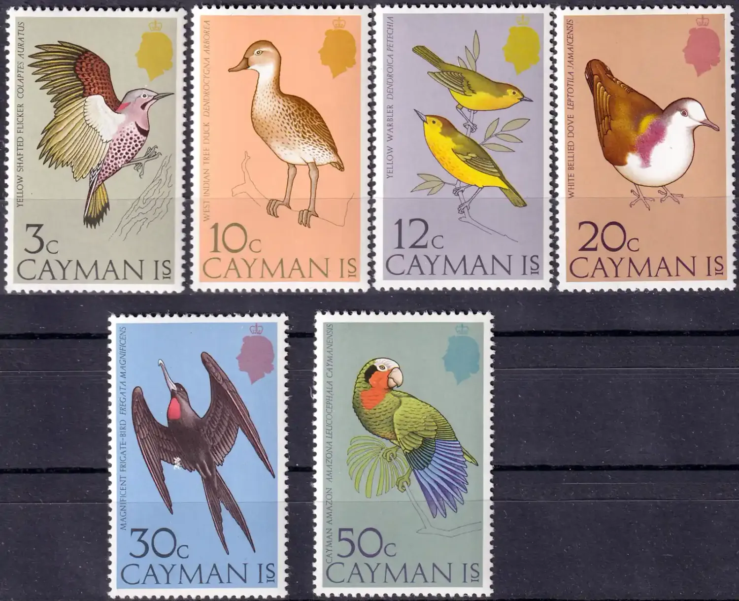 Cayman Islands 1975 Birds (6v)-MNH(**) Cayman Islands 1975 Birds (6v)-MNH(**)