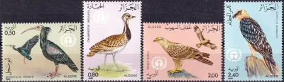Algeria 1982 Nature Protection, Birds (4v) MNH(**)