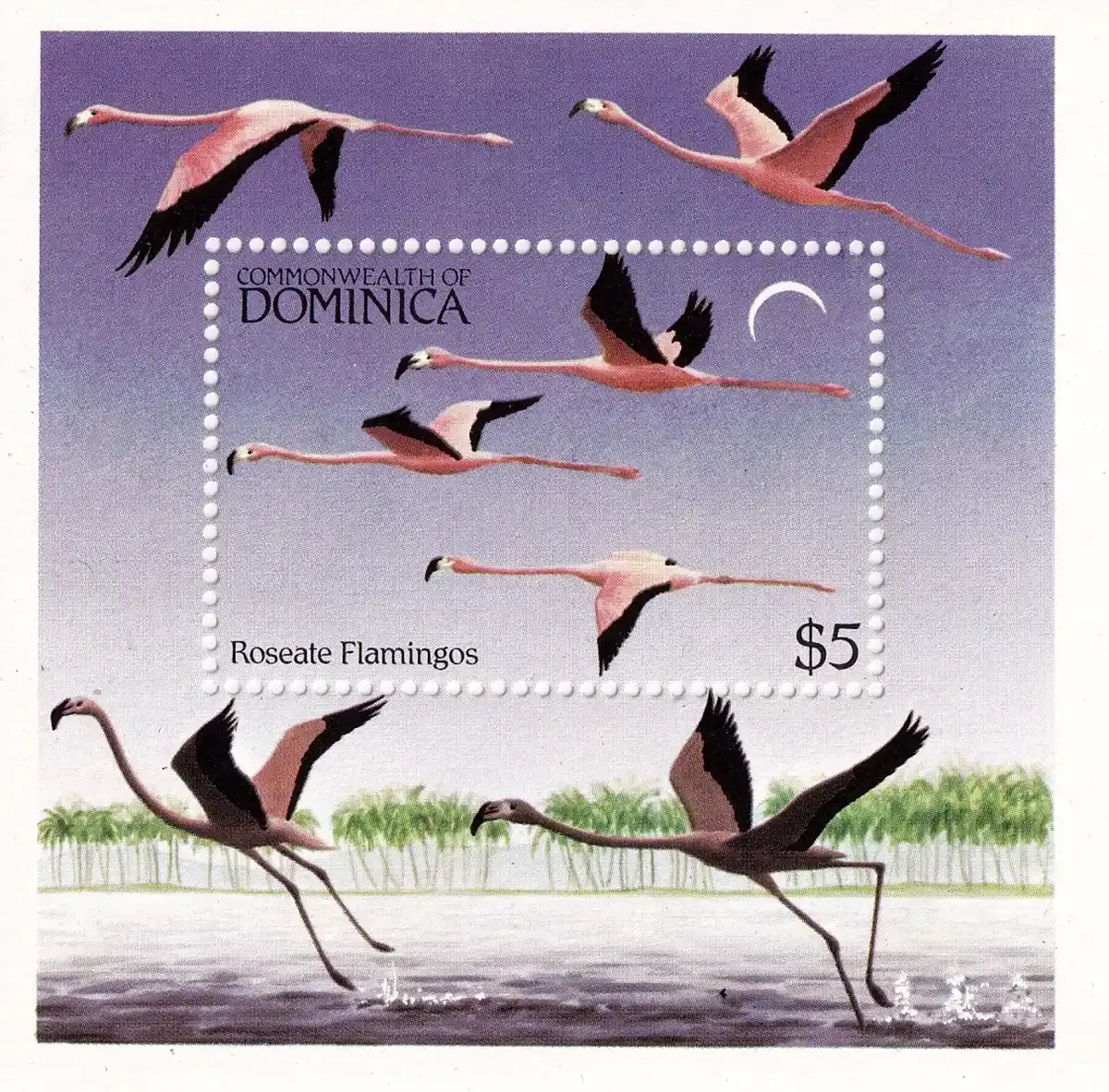 Dominica 1984 Birds (ss/1v)-MNH(**)