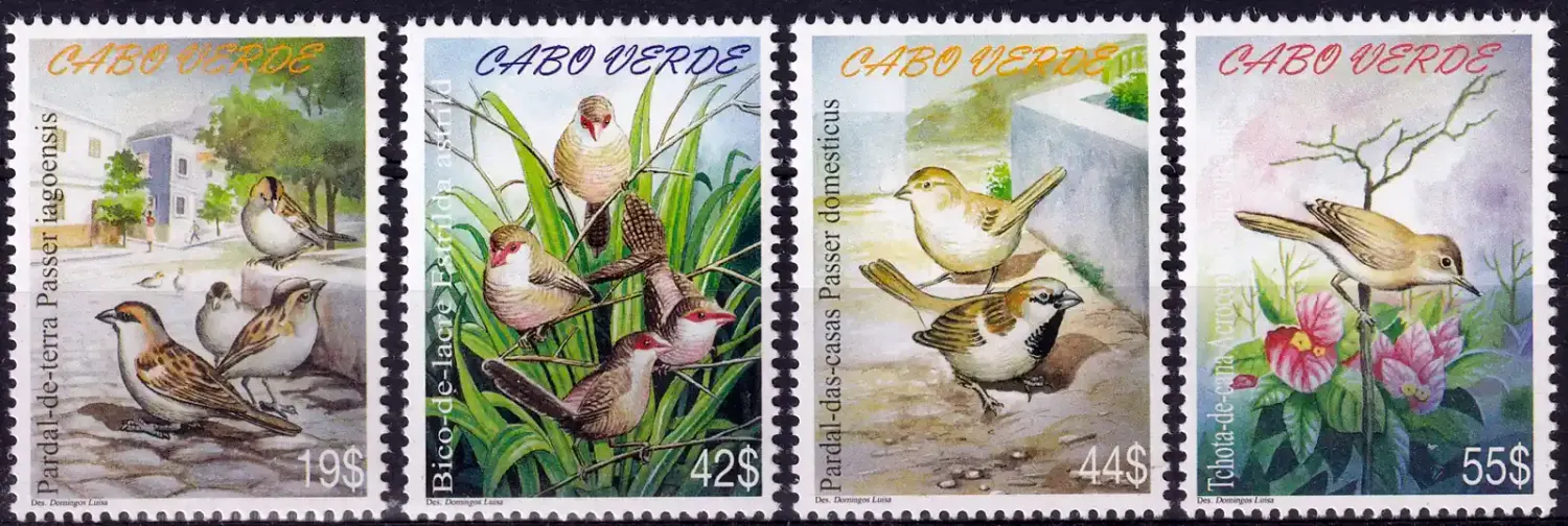 Cabo Verde 2005 Birds (4v)-MNH(**) Cabo Verde 2005 Birds (4v)-MNH(**)