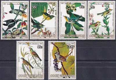 Cook Islands 1985 Birds - Birth of John J. Audubon (6v). MNH(**) Cook Islands 1985 Birds - Birth of John J. Audubon (6v). MNH(**)