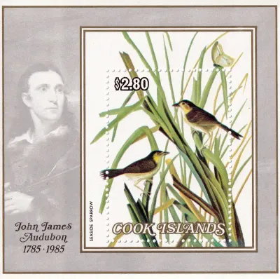 Cook Islands 1985 Birds - Birth of John J. Audubon (ss/1v). MNH(**) Cook Islands 1985 Birds - Birth of John J. Audubon (ss/1v). MNH(**)