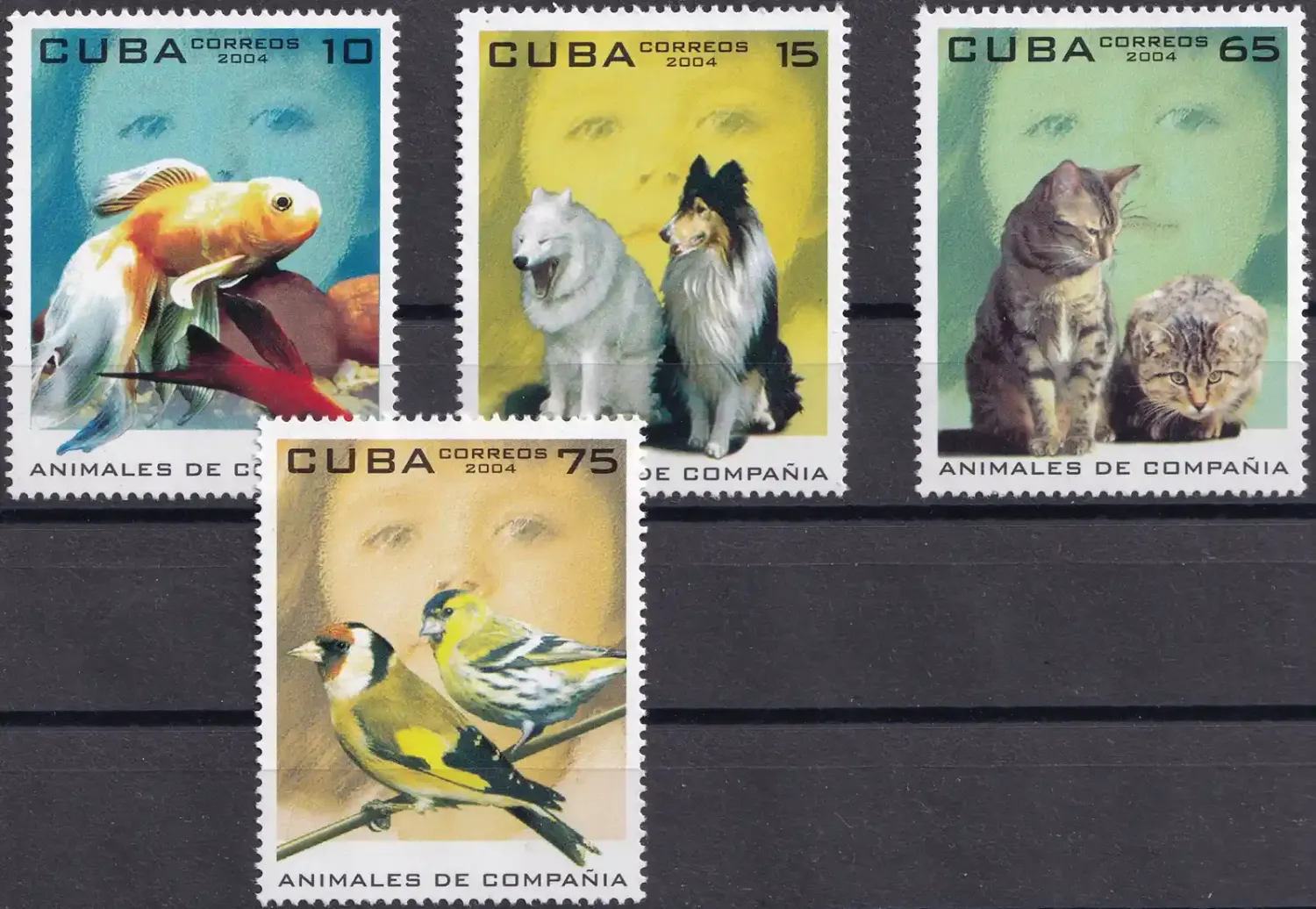 Cuba 2004 Pets, Birds, Dogs, Cats (4v). MNH(**) Cuba 2004 Pets, Birds, Dogs, Cats (4v). MNH(**)
