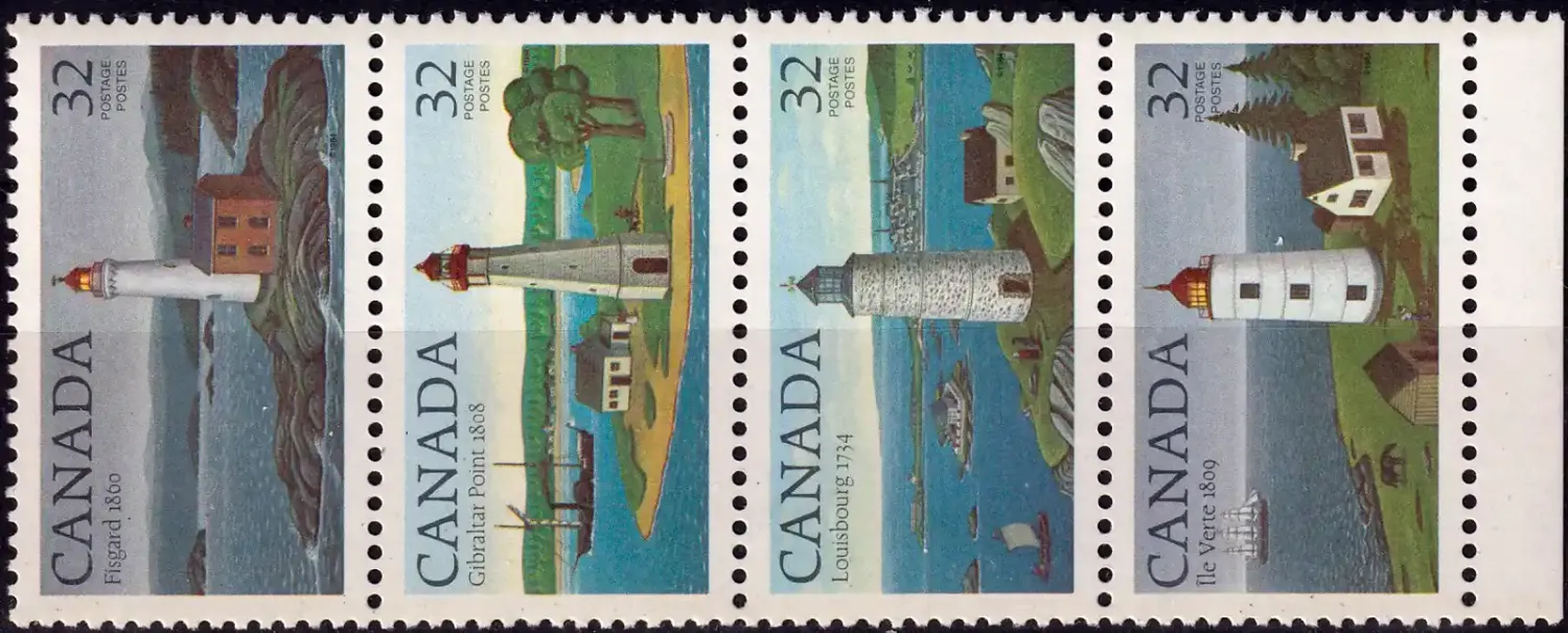 Canada 1984 Canadian Lighthouses (4v), MNH(**) Canada 1984 Canadian Lighthouses (4v), MNH(**)