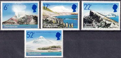 Falkland Islands Dependencies 1984 Vulcanos (4v) MNH(**) Falkland Islands Dependencies 1984 Vulcanos (4v) MNH(**)