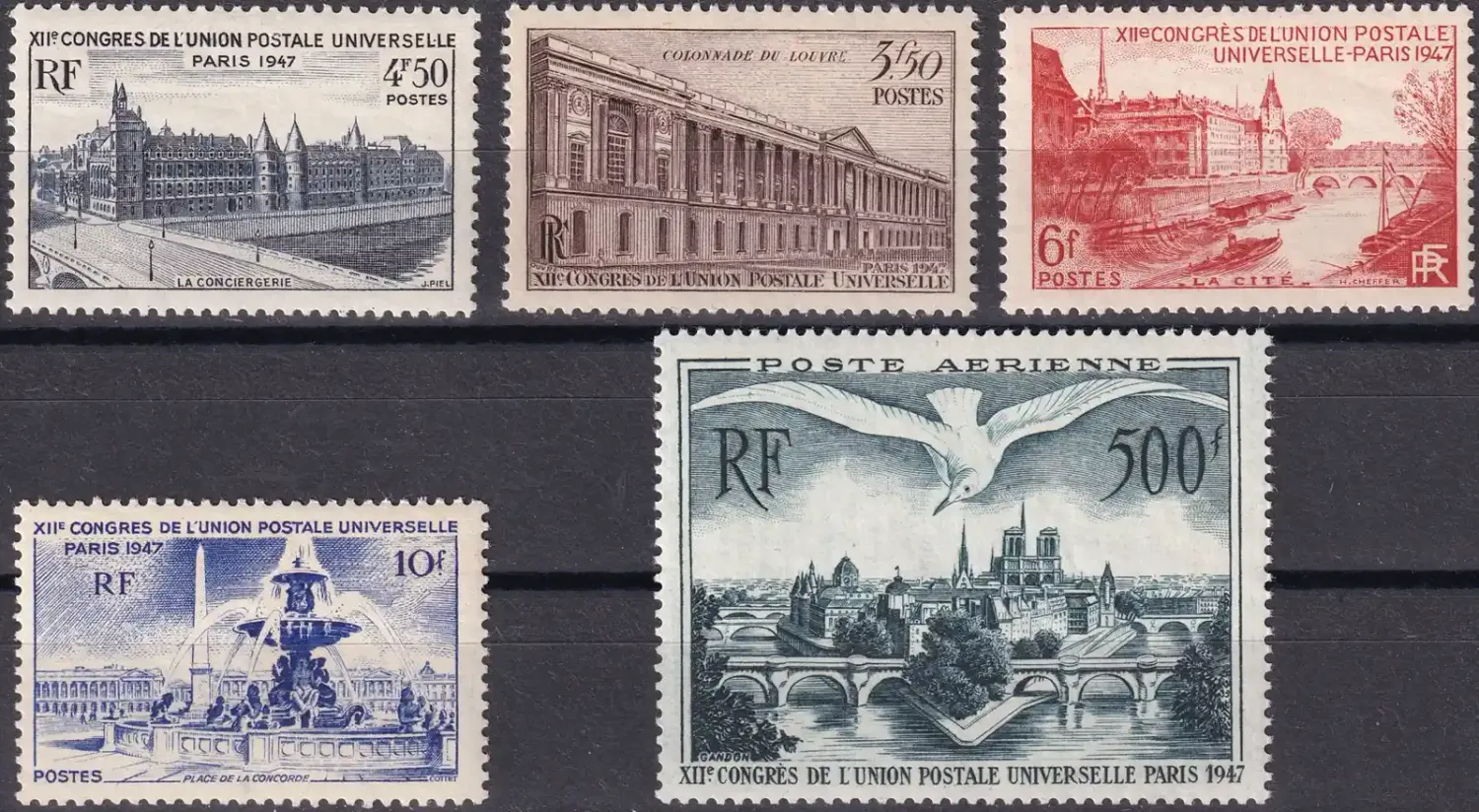 France 1947 Universal Postal Union Congress. MNH(**) France 1947 Universal Postal Union Congress. MNH(**)